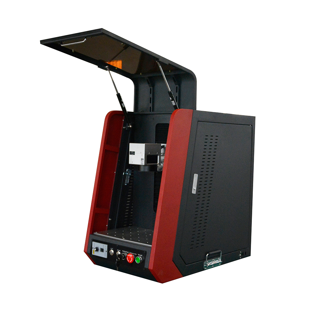 Export Safety Cover Enclosure 20W 30W 50W 60W 100W IPG Raycus JPT fiber laser marking engraving machine