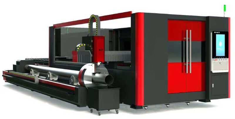 Sealed Plate and tube laser cutting machine 